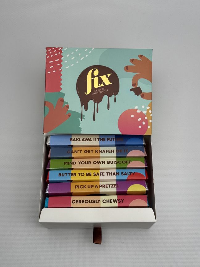 Набор Fix шоколадок 6 популярных вкусов