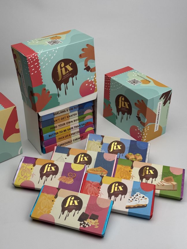 Набор Fix шоколадок 6 популярных вкусов